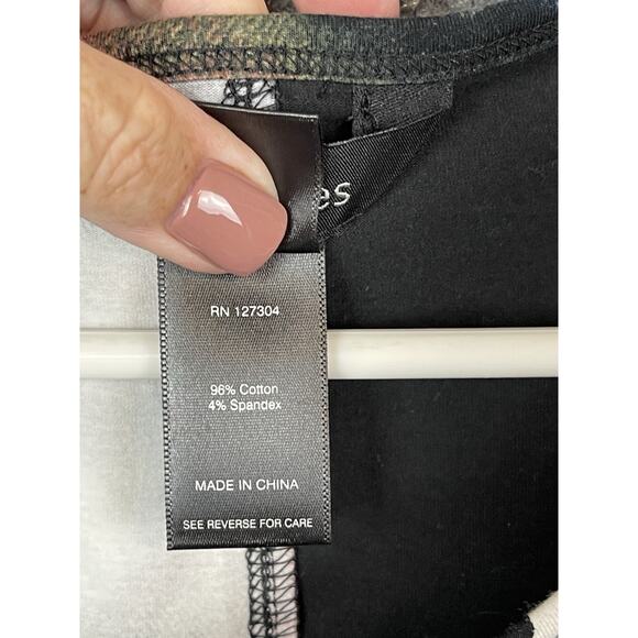 Ali Miles Woven Popover Tunic XL with Pocket in a Abstract Multi Print Patch - Picture 3 of 12